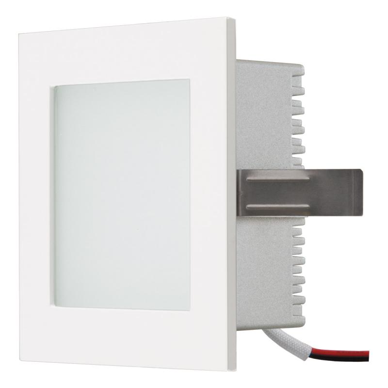 EVN LED Wand Einbaustrahler warmweißes Licht in weiß IP20 2.2W 3000K