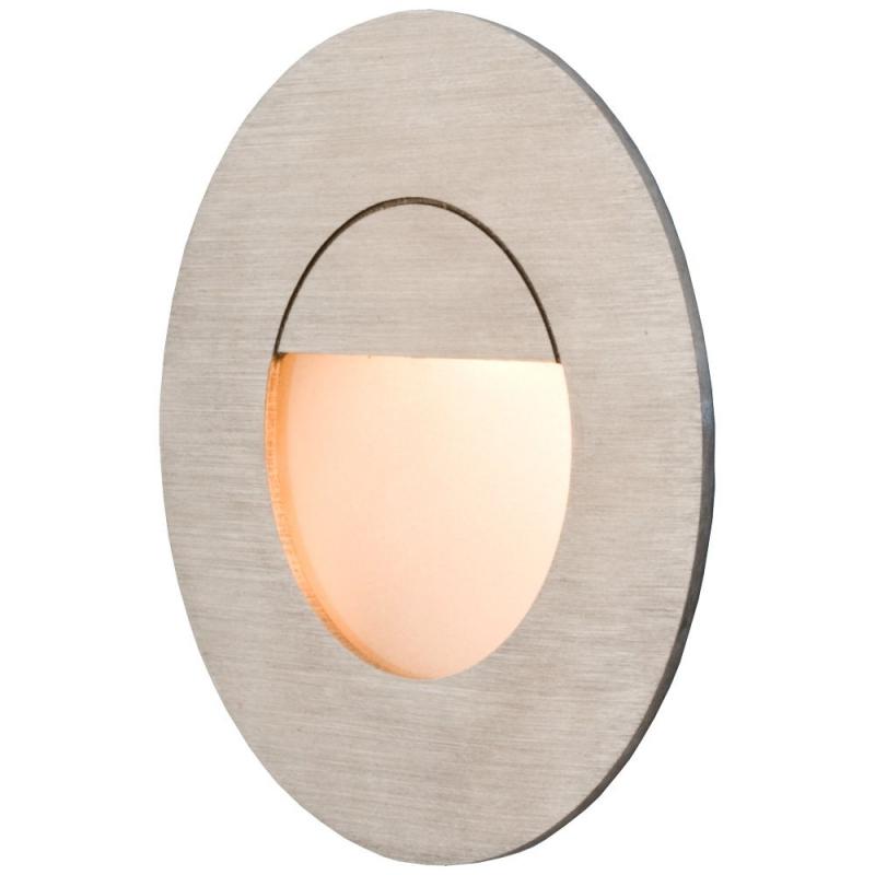 EVN-LED Wandd Einbaustrahler warmweißes Licht feuchtraumgeeignet IP44 1W 3000K EinbauØ60