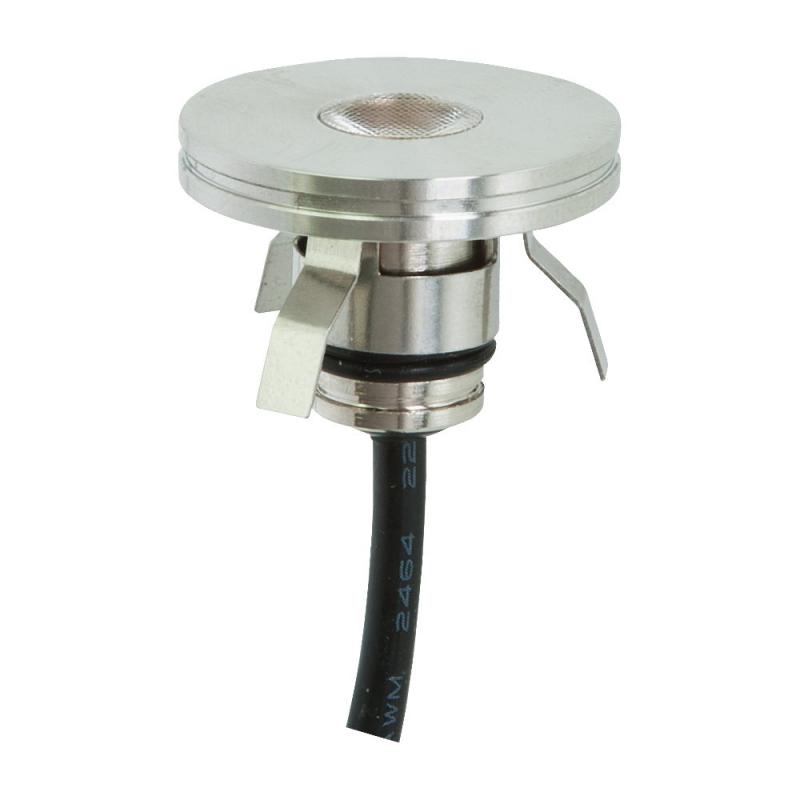 EVN LED Wand-/Deckeneinbau Einbaustrahler warmweißes Licht dimmbar feuchtraumgeeignet IP44 1W 3000K EinbauØ16