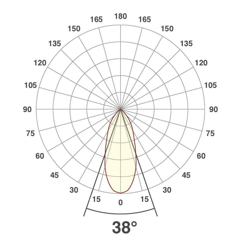 EVN P-LED Decken-Einbaustrahler mit universalweißem Licht Licht & hoher Farbwiedergabe  rund schwenkbar alu pol. IP20 8.4W 4000K 1060lm 90Ra EinbauØ68