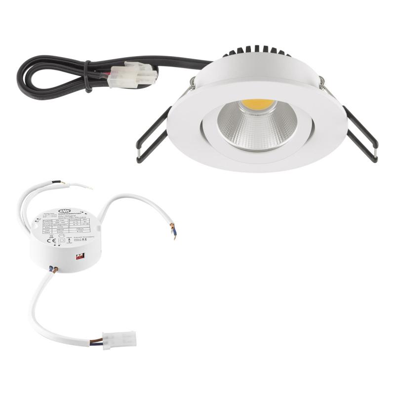 EVN LED Deckenleuchte dim2warm mit DALI-Netzgerät PC20D601D2W