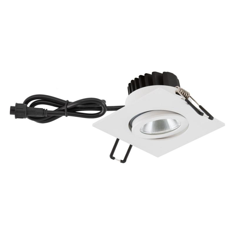 EVN PC654060102 COB LED Deckeneinbauleuchte 6W 3000K Weiß IP65 schwenkbar 38° Einbaudurchmesser 68 mm
