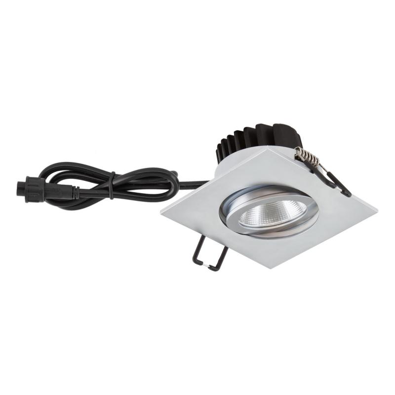 EVN PC654061502 COB LED Deckeneinbauleuchte 6W 3000K Chrom schwenkbar IP65 Einbaudurchmesser 68 mm