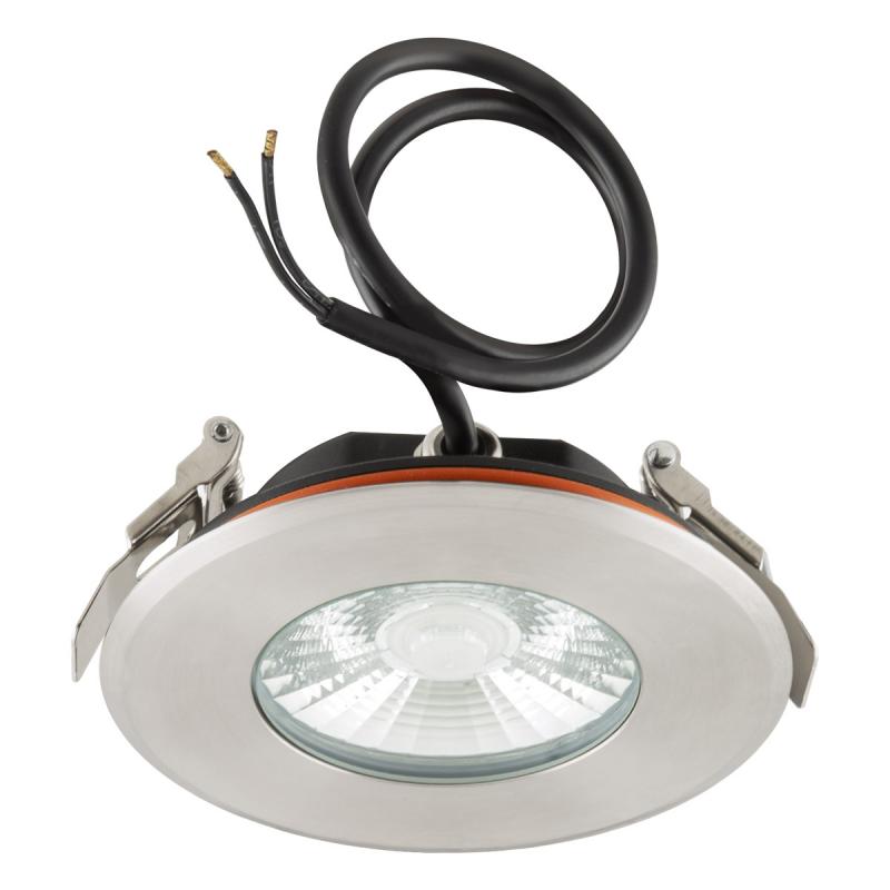 EVN PCD67240902 LED Deckeneinbauleuchte 9W 3000K Edelstahl IP67 Einbaudurchmesser 110 mm