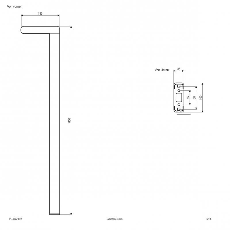 EVN LED Wegeleuchte, IP54 PLL65071502