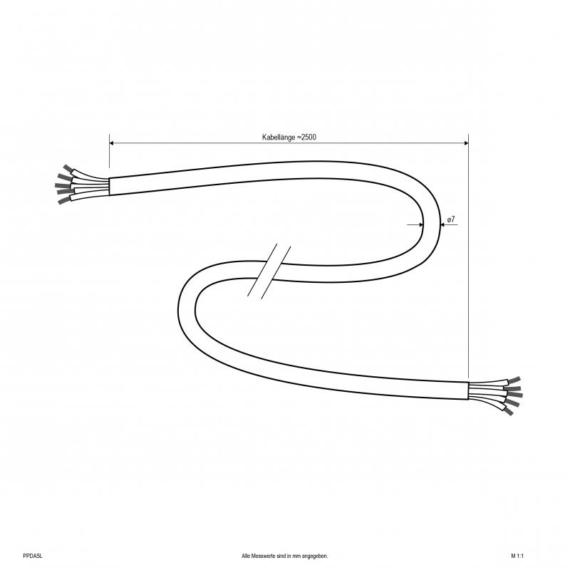 EVN DALI Kabel für OFFICIUM LINE PPDASL
