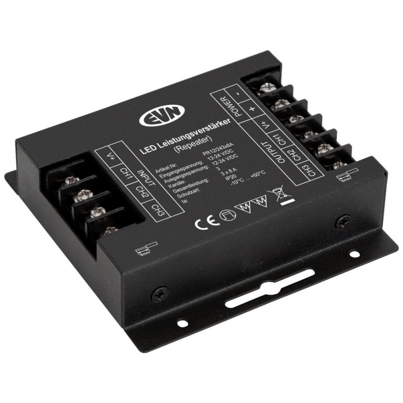 EVN Power-Repeater für LED-Dimmer und Controller PR12243X8A