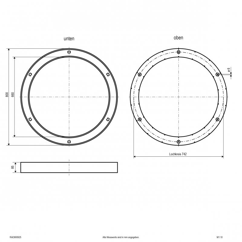 EVN LED Deckenanbauleuchte mit CCT Switch RAD800925