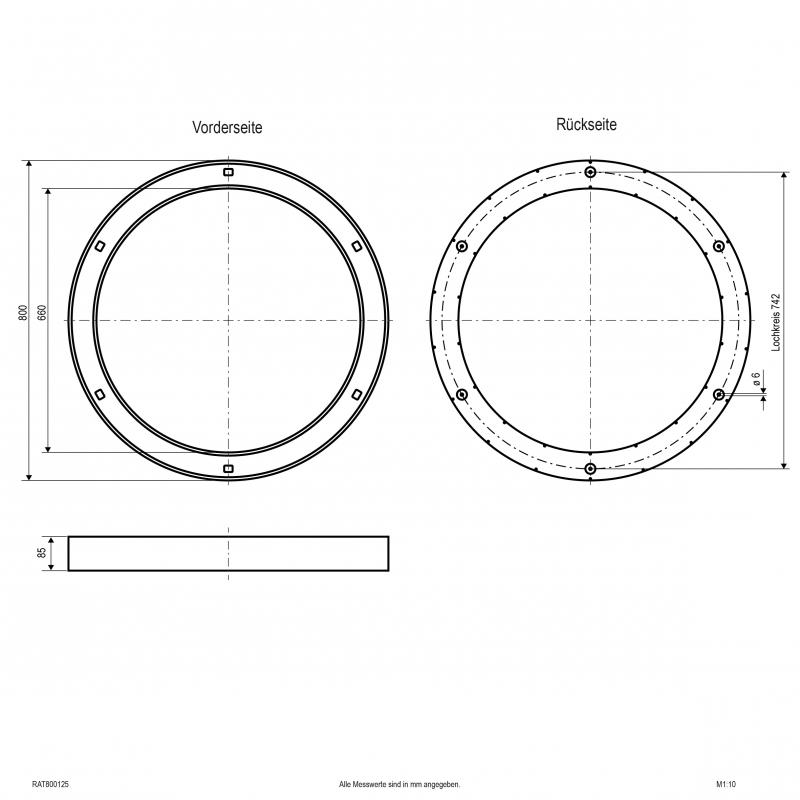 EVN LED Deckenanbauleuchte mit CCT Switch RAT800125