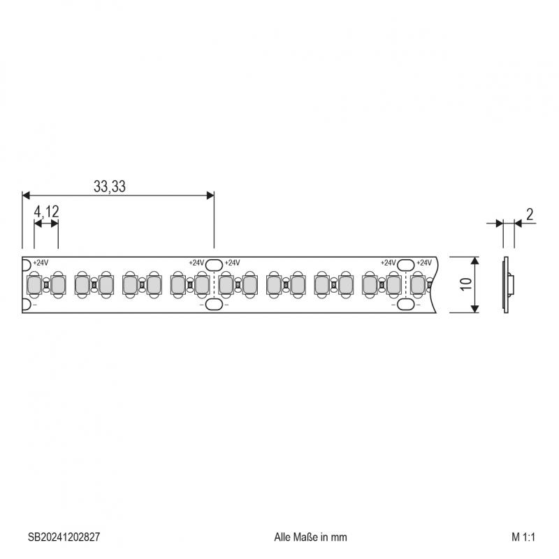 EVN Niedervolt LED-Strip, IP20, kürzbar SB20241202827