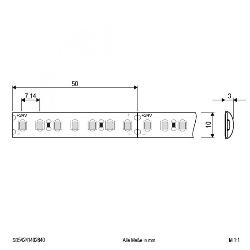 EVN Niedervolt LED-Strip, IP54, kürzbar SB54241402840