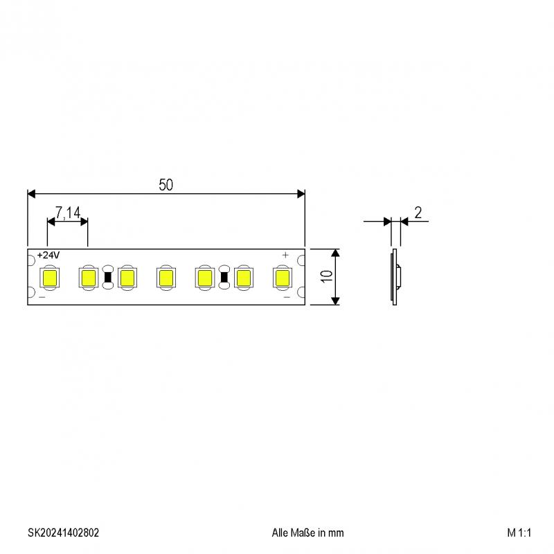 EVN Niedervolt LED-Strip, IP20, konfektionierbar SK20241402802