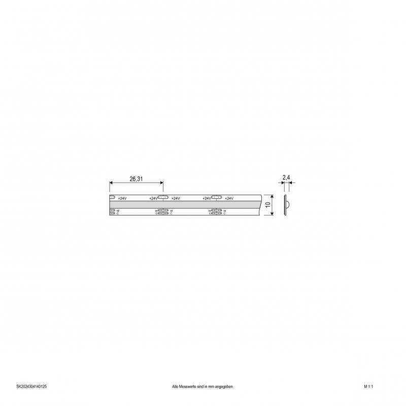 EVN Niedervolt LED-Strip, IP54, kürzbar SK2024304140125