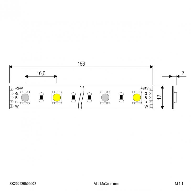 EVN Niedervolt LED-Strip, IP20, konfektionierbar SK202430509902
