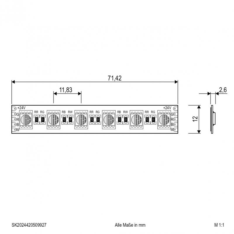 EVN Niedervolt LED-Strip, IP20, konfektionierbar SK2024420509927
