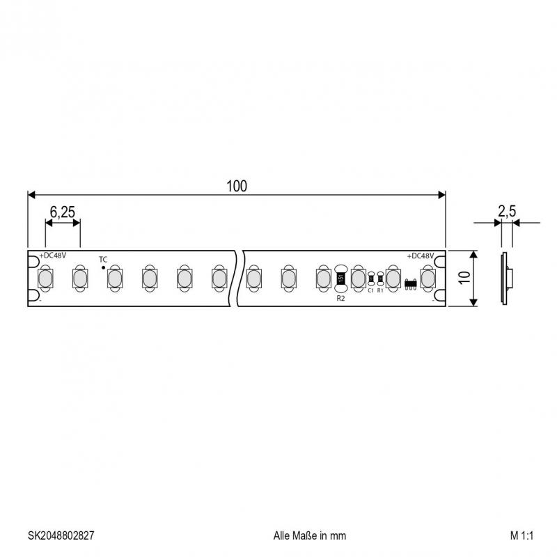 EVN Niedervolt LED-Strip, IP20, konfektionierbar SK2048802827