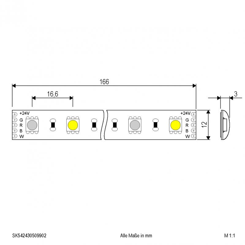 EVN Niedervolt LED-Strip, IP54, konfektionierbar SK542430509902