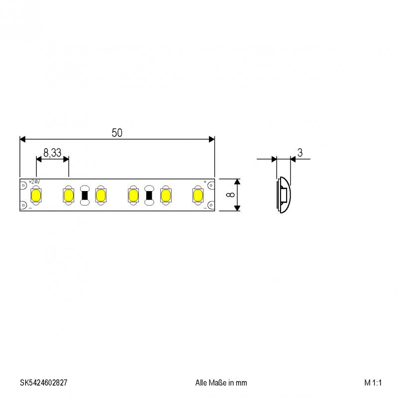 EVN Niedervolt LED-Strip, IP54, konfektionierbar SK5424602827