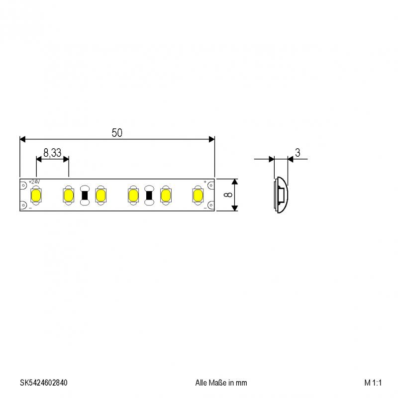 EVN Niedervolt LED-Strip, IP54, konfektionierbar SK5424602840