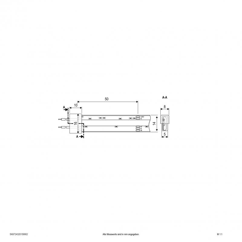EVN Niedervolt COB LED-Strip, IP67, konfektionierbar SK6724320159902