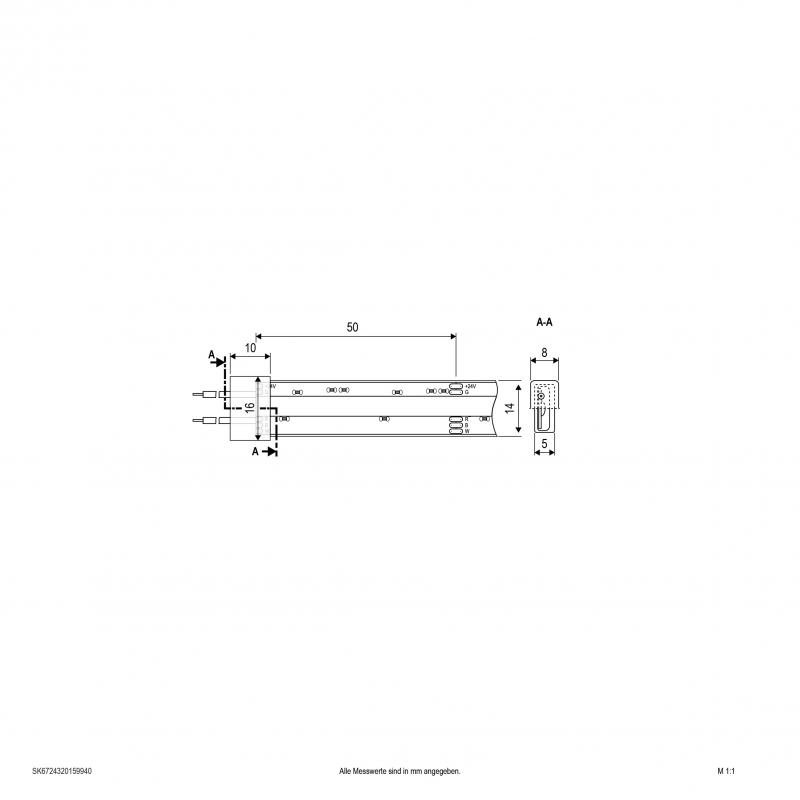 EVN Niedervolt COB LED-Strip, IP67, konfektionierbar SK6724320159940