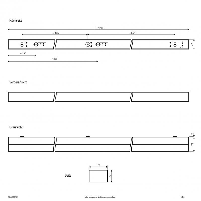 EVN LED-Wandleuchte, IP44 SL44380125