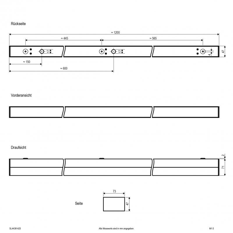 EVN LED-Wandleuchte, IP44 SL44381425