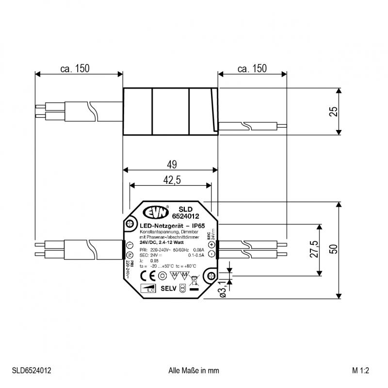 EVN 24V/DC LED-Netzgerät SLD6524012
