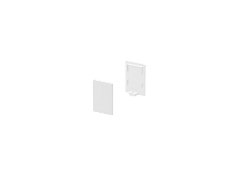 SLV 1000485 GRAZIA 10 Endkappe für GRAZIA Aufbauprofil standard, 2 Stk., hohe Ausführung, weiss