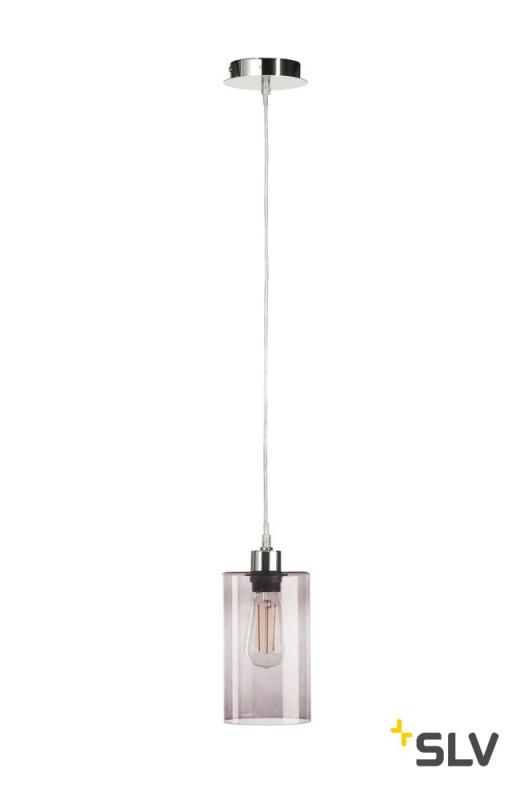 SLV 1000773 FENDA, Glasleuchtenschirm, Rauchglas