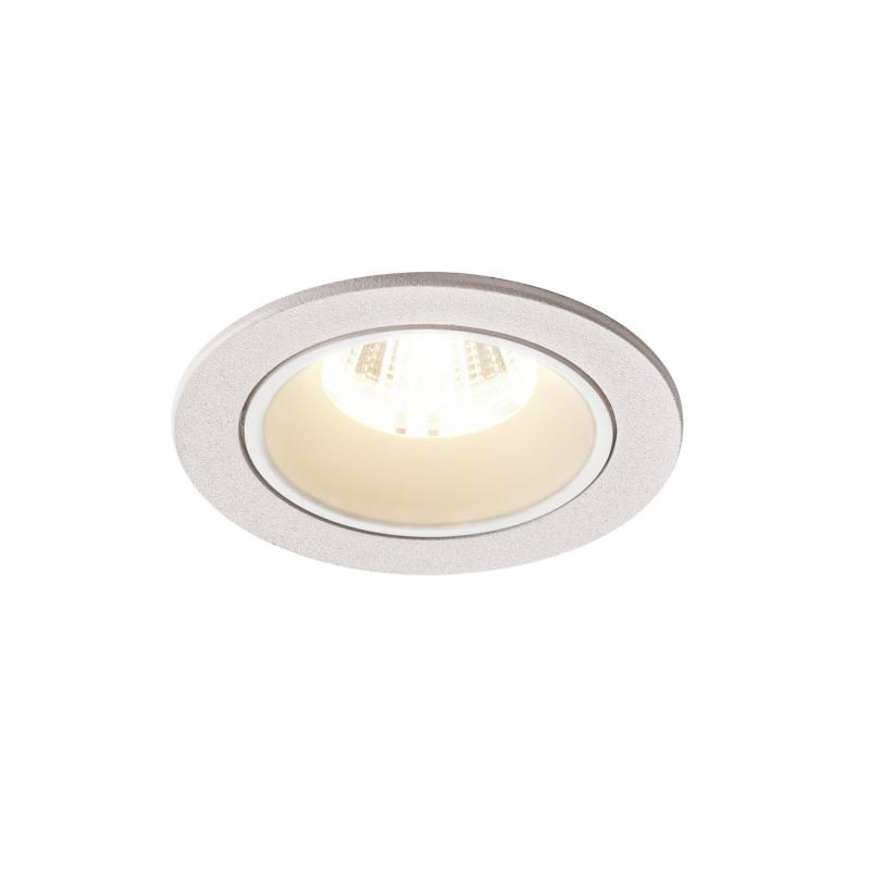 SLV 1003836 NUMINOS DL S Indoor LED Deckeneinbauleuchte weiß/weiß 4000K 55° inkl. Blattfedern