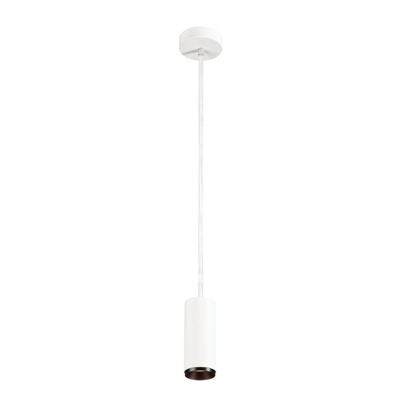 SLV 1004438 NUMINOS PD DALI S Indoor LED Pendelleuchte weiß/schwarz 2700K 24°