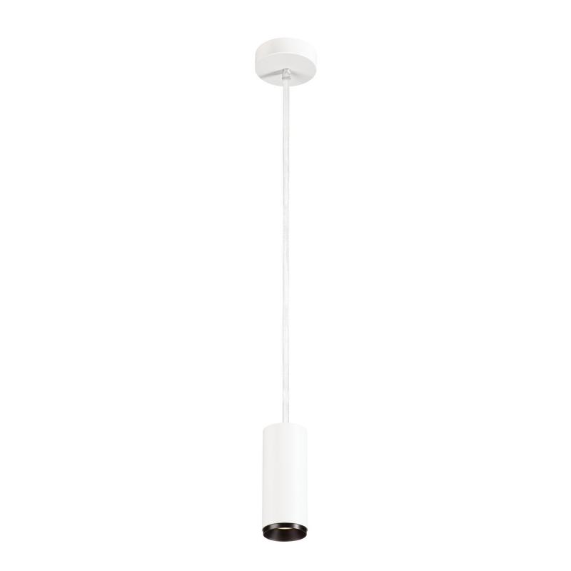 SLV 1004455 NUMINOS PD DALI S Indoor LED Pendelleuchte weiß/schwarz 4000K 36°