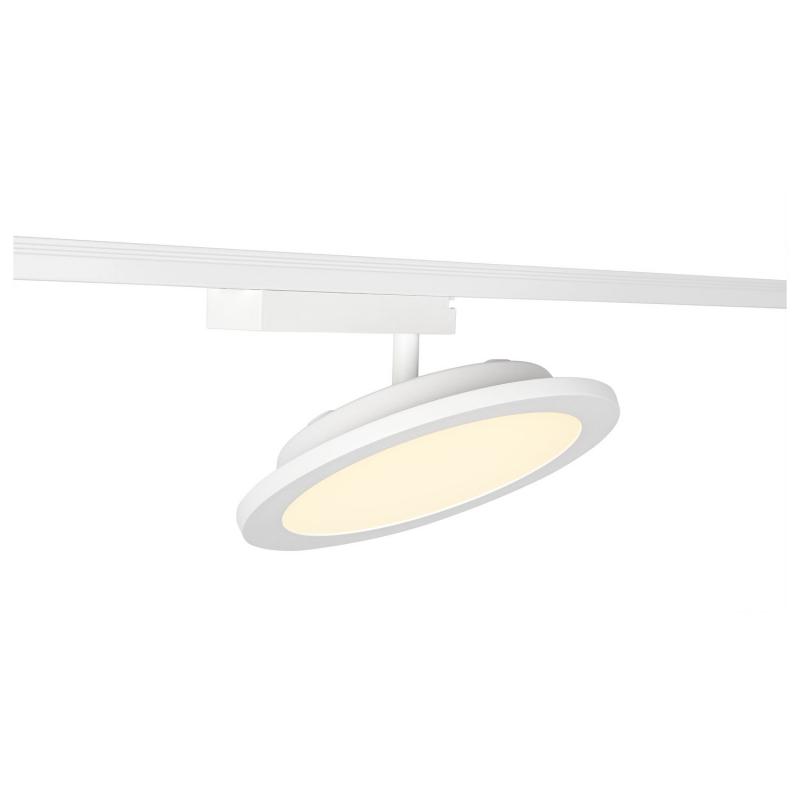 SLV 1004936 PANEL TRACK round 200mm 1 Phasen Spot weiß 18W 3000K