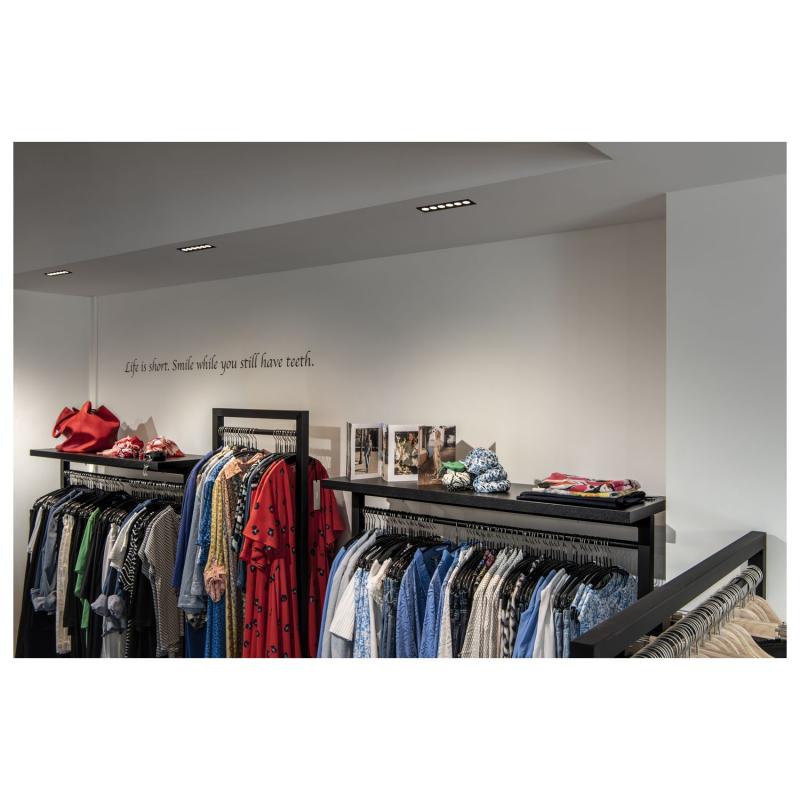 SLV 1005416 MILANDOS 6 Deckeneinbauleuchte schwarz 3000K 45°