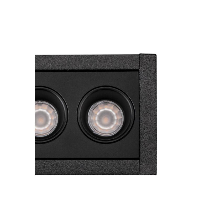 SLV 1005416 MILANDOS 6 Deckeneinbauleuchte schwarz 3000K 45°