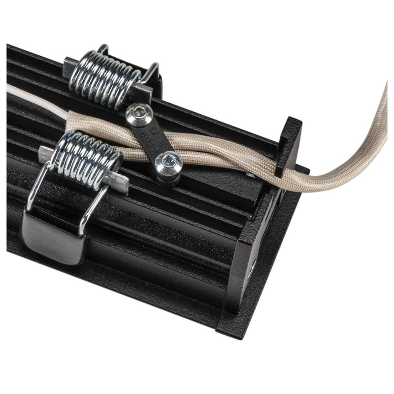 SLV 1005416 MILANDOS 6 Deckeneinbauleuchte schwarz 3000K 45°