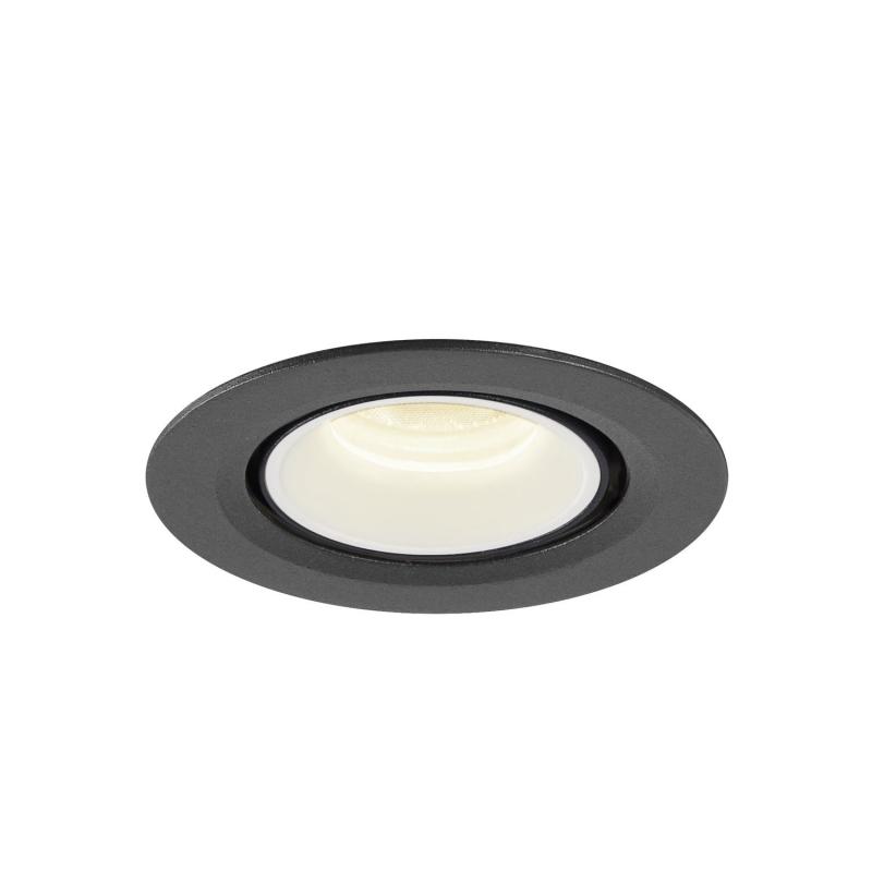 SLV 1005853 NUMINOS GIMBLE XS Deckeneinbauleuchte schwarz / weiß 4000K 40°
