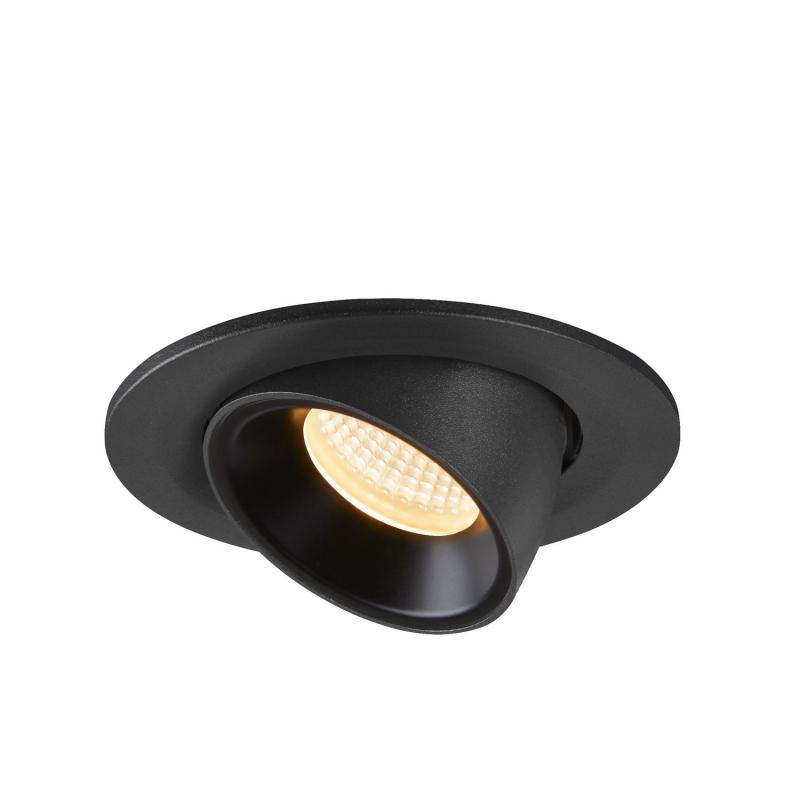 SLV 1005885 NUMINOS GIMBLE S Deckeneinbauleuchte schwarz 3000K 20°