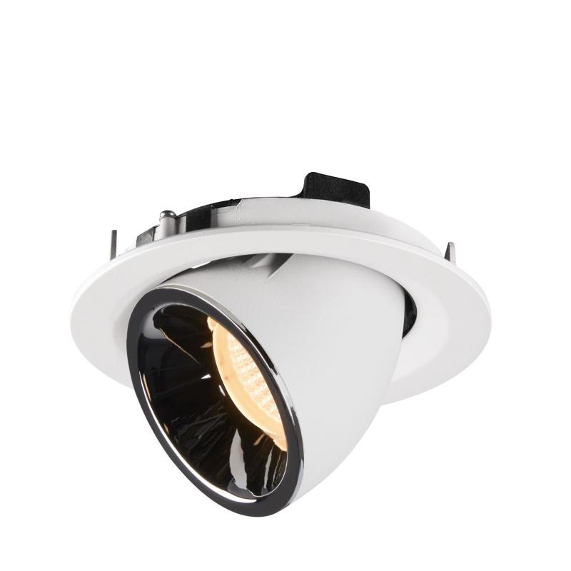 SLV 1005932 NUMINOS GIMBLE M Deckeneinbauleuchte weiß / chrom 2700K 20°