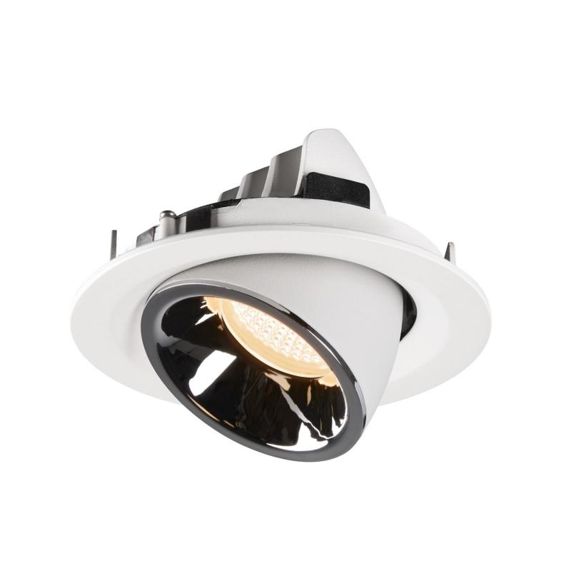 SLV 1005932 NUMINOS GIMBLE M Deckeneinbauleuchte weiß / chrom 2700K 20°