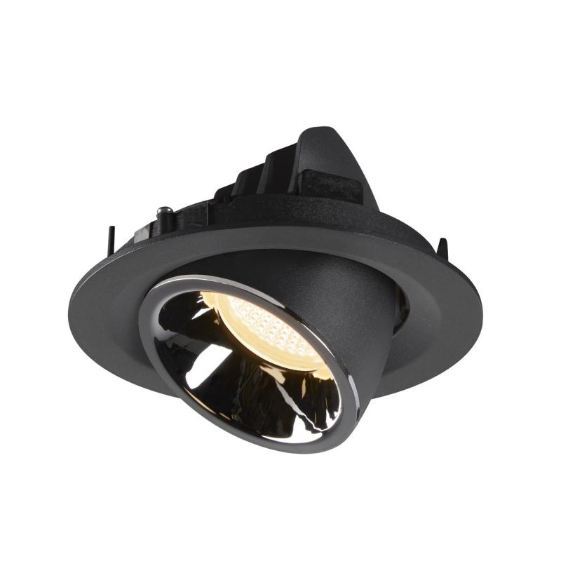 SLV 1005947 NUMINOS GIMBLE M Deckeneinbauleuchte schwarz / chrom 3000K 55°