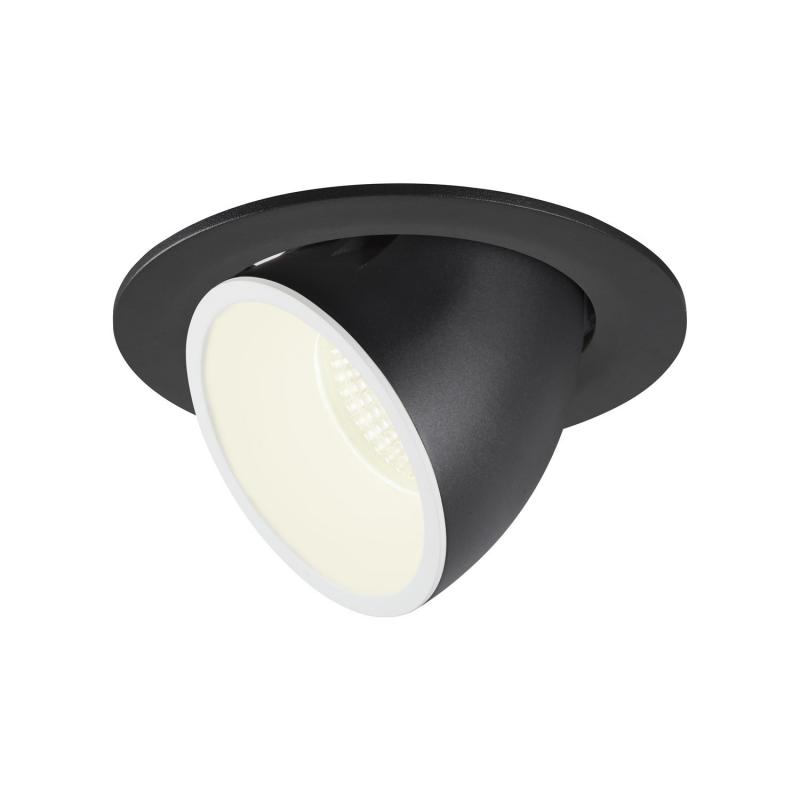 SLV 1006018 NUMINOS GIMBLE L Deckeneinbauleuchte schwarz / weiß 4000K 55°