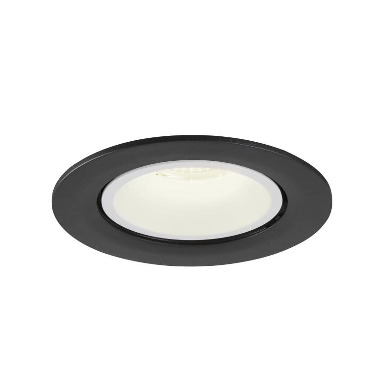 SLV 1006018 NUMINOS GIMBLE L Deckeneinbauleuchte schwarz / weiß 4000K 55°