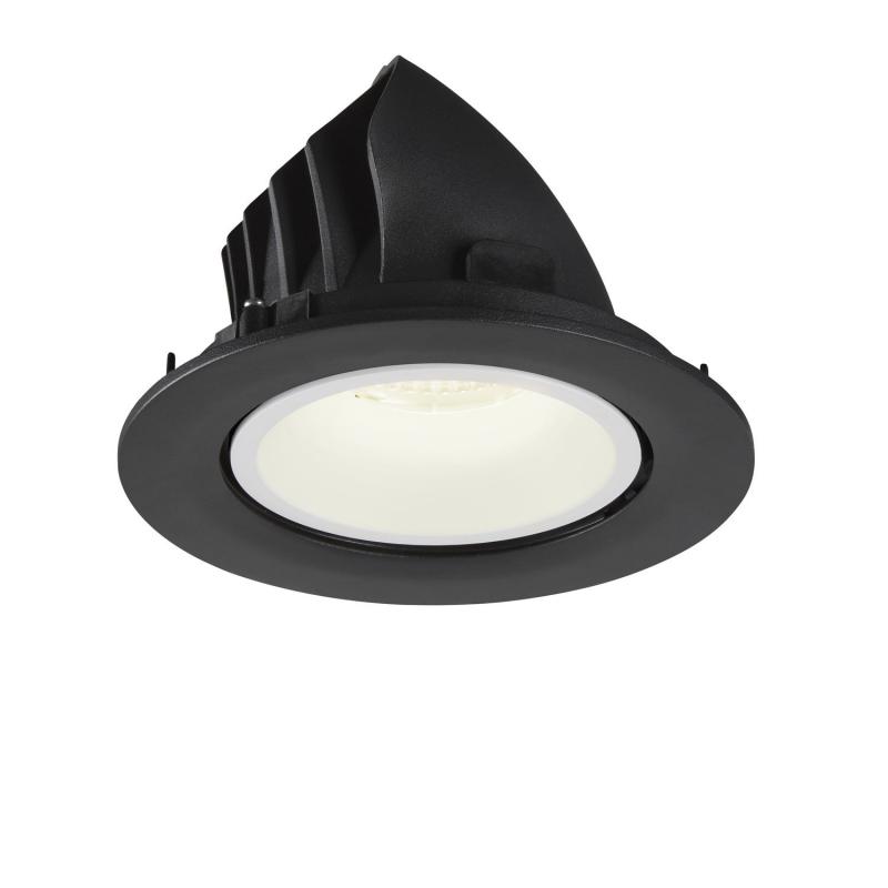 SLV 1006018 NUMINOS GIMBLE L Deckeneinbauleuchte schwarz / weiß 4000K 55°