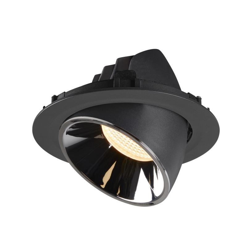 SLV 1006052 NUMINOS GIMBLE XL Deckeneinbauleuchte schwarz / chrom 3000K 40°