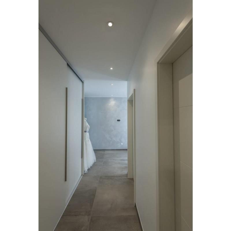 SLV 1007399 NEW TRIA 68 Deckeneinbauleuchte dimmbar 3000K warmweißes Licht, 60°, IP 20, in weiß CRI90 ⌀68mm Einbautiefe 40mm