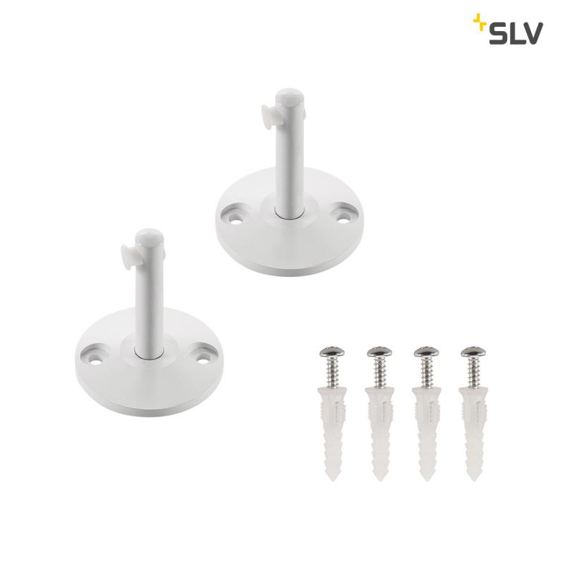 SLV 186331 UMLENKER, für TENSEO Niedervolt-Seilsystem, kurz, weiß, 2 Stück