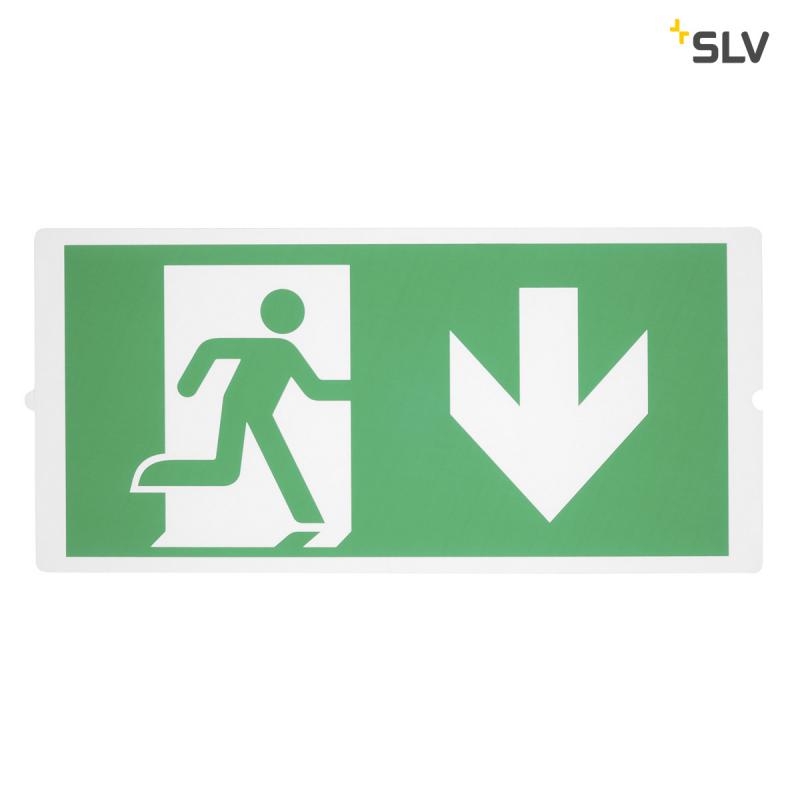 SLV 240009 P-LIGHT Emergency, standardsigns for areal light, green