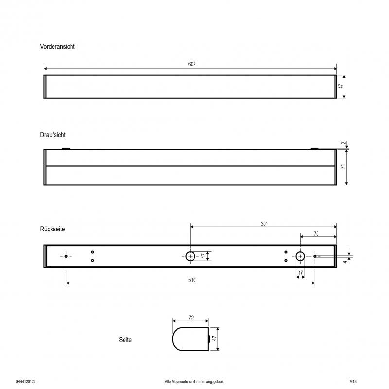 EVN LED-Wandleuchte, IP44 SR44120125